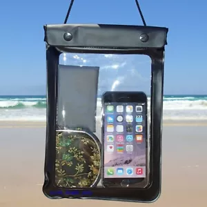 WATERPROOF CASE Dry Bag 17x25cm Boat Kayak Fishing Beach SUP Stand up Paddle - Picture 1 of 6