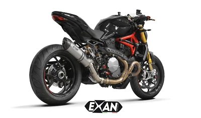 Ducati Monster 1200 S/R 2017-2020 Exan Escape Slipon Silenciador Ovalado Titanio Nuevo Foto 1 de 2