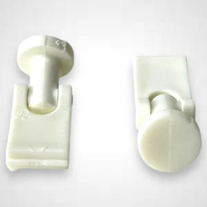 2x Halterung Gardinenschiene weiß · für IKEA VIDGA · Ersatzteil für IKEA #146956 - Bild 1 von 2
