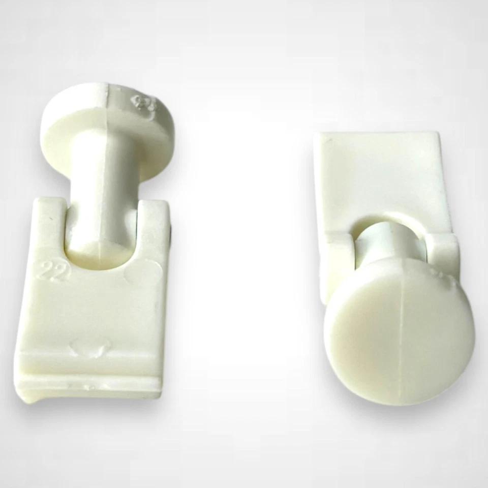 2x Halterung Gardinenschiene weiß · für IKEA VIDGA · Ersatzteil für IKEA #146956