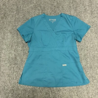 Greys Anatomy Scrub Top Womens Size medium Short Sleeve - Image 1 of 4