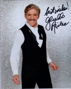 Foto firmada GERALDO RIVERA 8x10 BAILANDO CON LAS ESTRELLAS con Holograma Certificado de Autenticidad - Imagen 1 de 2