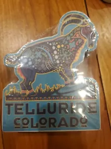 Paquete de 60 pegatinas de recuerdo Telluride Colorado Mountain Goat Billy Goat - Imagen 1 de 1