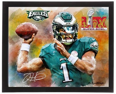 Philadelphia Eagles 2025 Super Bowl Championship ganar enmarcado 16x20 Foto 1 de 4