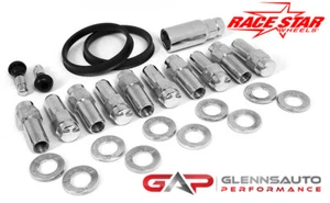 Race Star Wheels 92 Drag Star CLOSED End Lug Nut Kit (20) 12mmx1.50 #601-1412-20 - Picture 1 of 1
