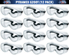 Pyramex G200T Non-Vented Safety Goggles With Anti-Fog Clear Lens (12 Pack)