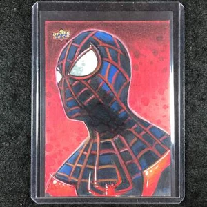 2024 Marvel Renditions Spider-Man MILES MORALES Artist Sketch ANDREW PLACE - Picture 1 of 2