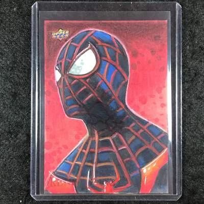 2024 Marvel Renditions Spider-Man MILES MORALES Artist Sketch ANDREW PLACE - Image 1 of 2