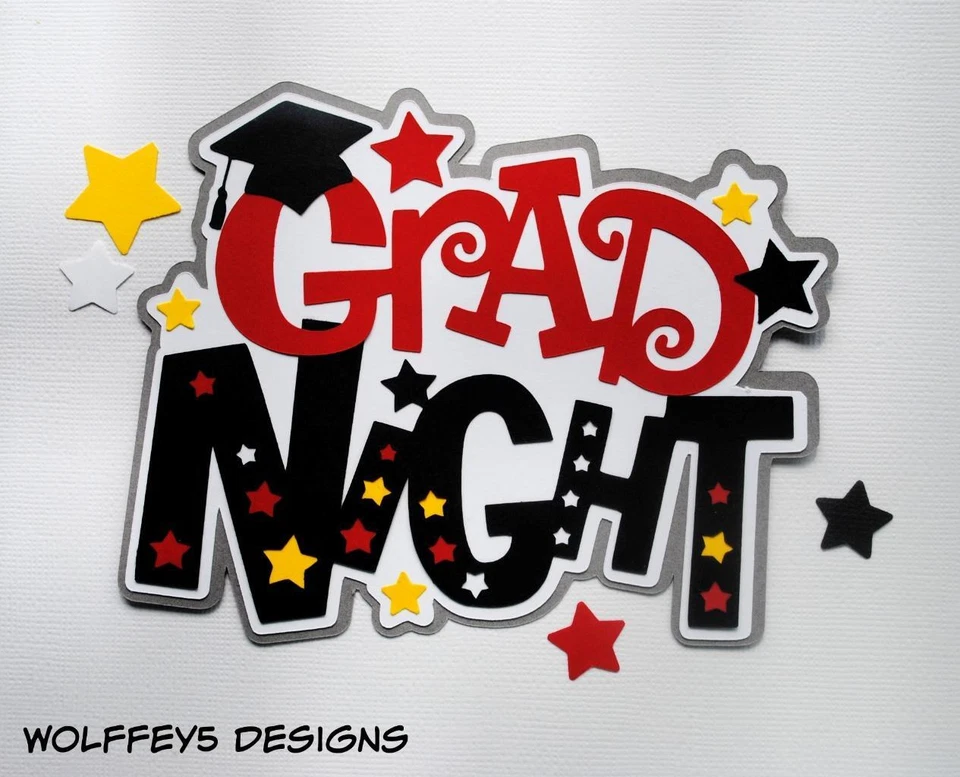 TÍTULO DE GRADUACIÓN DE CRAFTECAFE prefabricado papel piezas álbum de recortes página troquelada álbum 3D Foto 1 de 1