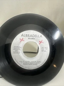 Together Band 45RPM Calif. Curl, Calif. Girl/ Your Just Teasing Me VG Soul - Picture 1 of 4