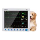 Portable 12" Veterinary Vital Signs Patient Monitor VET ICU ECG Machine+ Printer