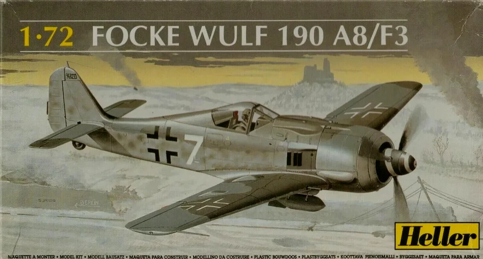 HELLER 80235 Focke-Wulf 190 A8/F3 scala 1:72 - Immagine 1 di 1