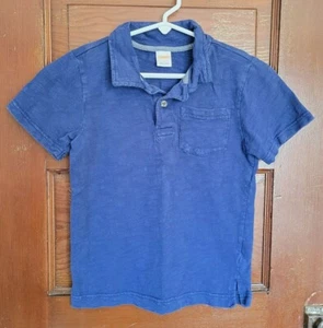 GYMBOREE Boy's 7 Blue Short Sleeve 100% Cotton One Pocket Polo Shirt - Picture 1 of 3