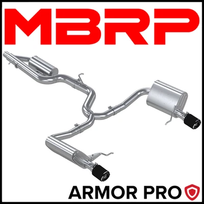 Kit de escape MBRP Armor Pro Cat-Back para VW Golf Alltrack/Sportwagen 17-19 1,8 L Foto 1 de 4