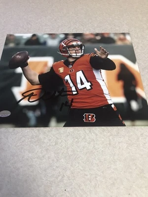 Foto autografada por Andy Dalton Cincinnati Bengals NFL QB 8x10 com certificado de autenticidade GTSM - Imagem 1 de 4