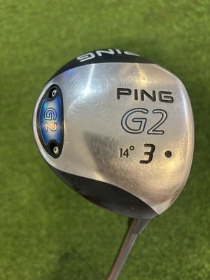 Madera de calle Ping G2 3 14°, eje flexible rígido de grafito TFC 100, derecha Foto 1 de 4