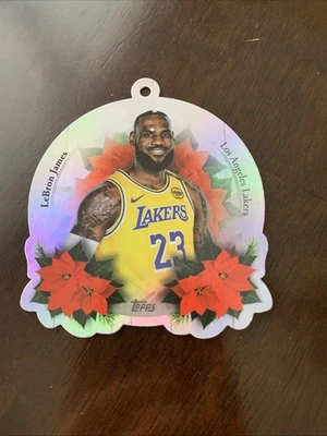 LeBron James #DCO-LBJ 2025-26 Topps Holiday Oversized Die-Cut Ornaments Lakers - Image 1 of 2