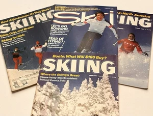 Vintage 1985 SKI and SKIING Magazines SKI Feb. SKIING Vol 37   5,6,7  Lot of 4 - Picture 1 of 6