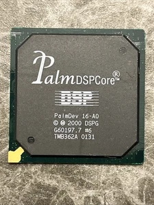 12 Big  BGA IC Chip PalmDSPCore16-AO Gold Corner Gold Recovery  ? 65 Gram - Picture 1 of 2