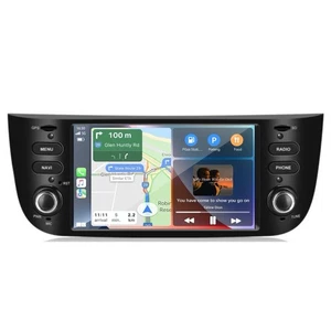 Autoradio CARPLAY Wireless Fiat Per Punto Evo 4+64GB BT Con Retrocamera Inclusa - Foto 1 di 24
