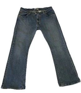 Levi’s 542 Flare Jeans 14M Women’s Dark Wash Pre-Owned - Picture 1 of 10