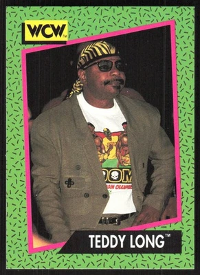 1991 Impel WWC Vintage Wrestling Card Combined Shipping Teddy Long #153 - Image 1 of 2