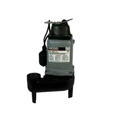 Bomba eyectora de aguas residuales RIDGID 1/2 HP 120 voltios Foto 1 de 2