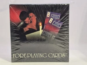 Fore-Playing Cards Romantic Fun & Games 1996 Pipedream Adult Game NEW SEALED - Picture 1 of 4