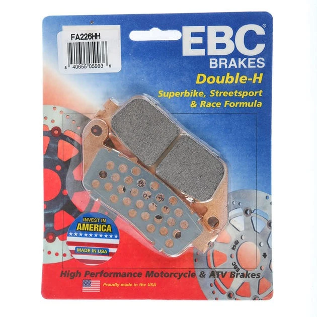 Pastillas de freno delanteras EBC HH #FA226HH para Triumph/Honda/Kawasaki/Suzuki Foto 1 de 1