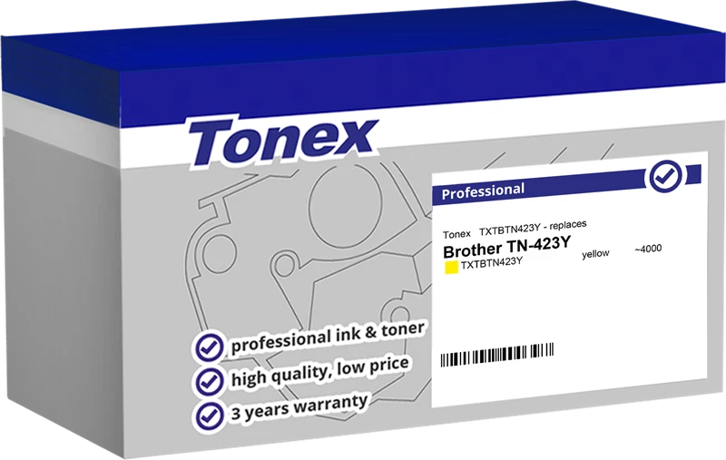ORIGINAL Tonex toner giallo TXTBTN423Y ~4000 Seiten - Immagine 1 di 1