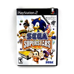 Sega Superstars Sony PlayStation 2 PS2 2004 con Manual Probado y Funcionando - Imagen 1 de 5