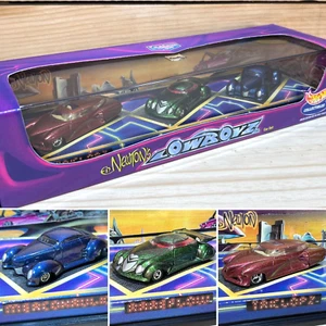 Vintage 1999 Hot Wheels Collectibles Ed Newton's Lowboyz 3 Car Set w/ Case - Bild 1 von 16