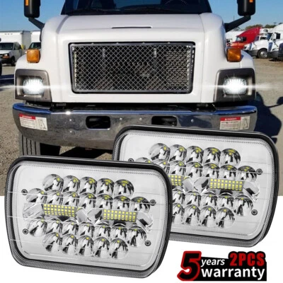 Faros LED 2x6" 5X7" haz alto para Chevrolet C6500 C7500 Kodiak C8500 Foto 1 de 4