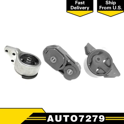 Juego de 3 montaje motor para NISSAN SENTRA L4 1995-1999 1,6 L MT -Ancla Foto 1 de 4