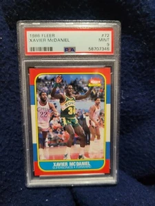 1986 fleer psa 9 xavier mcdaniel no 72 - Picture 1 of 1