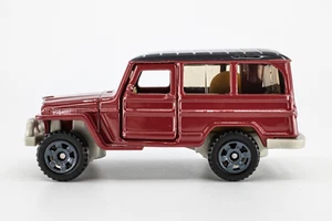 2019 Matchbox Moving Parts GBH34 '62 Jeep® Willys Wagon ROSEWOOD RED | MINT - Picture 1 of 2