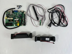 Flat Screen TV parts 2 speakers 1 board 1 power cord With Screws And Wires - Picture 1 of 12