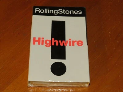 ROLLING STONES - Highwire - RARE Cassette Tape Single SEALED! no cd Mick Jagger - Image 1 of 2
