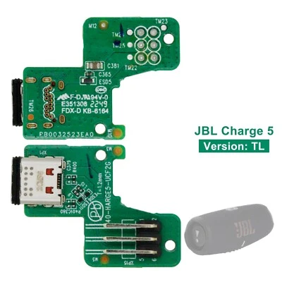 OEM USB Charging Port Board Dock Connector Audio Jack For JBL Charge 3 / 4 / 5 - Image 1 of 2