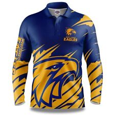 NEW West Coast Eagles Ignition Adults Fishing Shirt