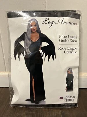 Women's Gothic Dress Adult Sized Costumes Black Medium Large US - Image 1 of 4