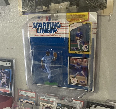 Bo Jackson 1990 Starting Lineup Figurine and Card. Sealed!!! Case MINT Cover