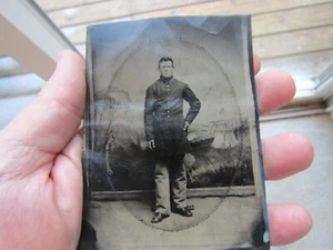 1/4 , PATRIOT CASE ,I'DED CIVIL WAR PRIVATE CHARLES ANDREW PERDEW, POEM INSIDE - Picture 1 of 9