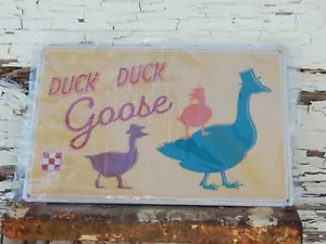 Letrero de metal gallinero pato ganso patio trasero pollo purina promoción 125 aniversario - Imagen 1 de 2