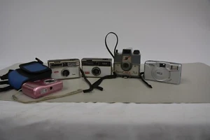 Lot of 5 Vintage Cameras -See Pictures-unknown working condition - Picture 1 of 6