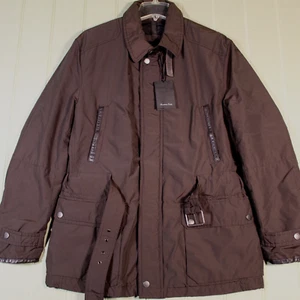 Massimo Dutti Giacca Uomo Marrone con Cintura Taglia L (40) - Foto 1 di 13