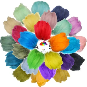 38 Colors Soft 100 Pcs Goose Feathers 13-18 Cm/5-7 Inch Diy Props Decor Headress - Picture 1 of 43