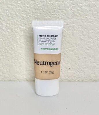 Neutrogena Clear Coverage CC Cream 1 oz, Vanilla 3.0 - Image 1 of 2