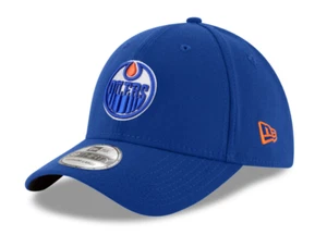 Men's Edmonton Oilers NHL Team Classic 39THIRTY Royal Flex Fit Hat Cap - 3 Sizes - Picture 1 of 4