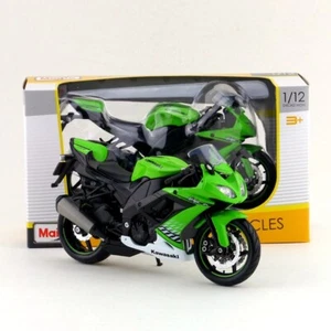 Maisto 1:12 Kawasaki Ninja ZX-10R Diecast Motorcycle Bike Model Toy Collection - Picture 1 of 10
